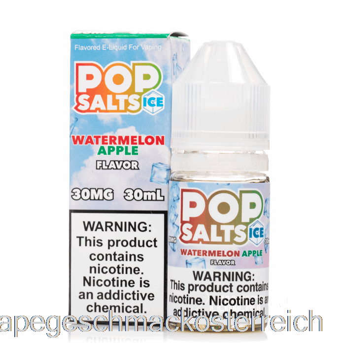 Eis-Wassermelonen-Apfel – Pop-Salze – 30 Ml, 50 Mg Vape-Geschmack